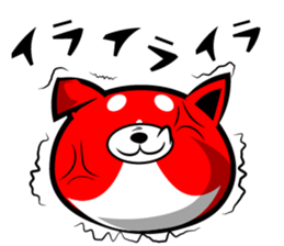 Sagging ear Shibatchi [Shiba Inu] sticker #13720205