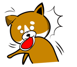 Sagging ear Shibatchi [Shiba Inu] sticker #13720211