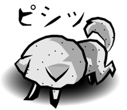 Sagging ear Shibatchi [Shiba Inu] sticker #13720212