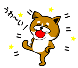 Sagging ear Shibatchi [Shiba Inu] sticker #13720228