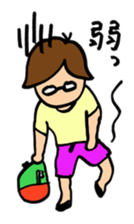 climber's words sticker #13720290