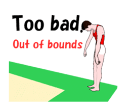 Gymnastics animation english. sticker #13720462