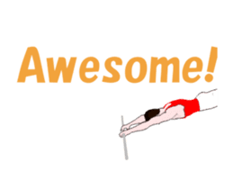 Gymnastics animation english. sticker #13720465