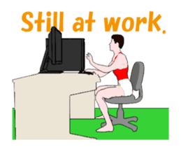 Gymnastics animation english. sticker #13720469