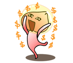 Unlucky Bubble Baby sticker #13721056