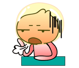 Unlucky Bubble Baby sticker #13721062