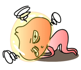 Unlucky Bubble Baby sticker #13721069