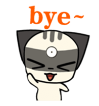 Three eyes cat of the Galatine sticker #13721622