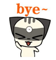 Three eyes cat of the Galatine sticker #13721622