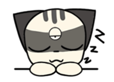 Three eyes cat of the Galatine sticker #13721635