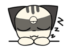 Three eyes cat of the Galatine sticker #13721635