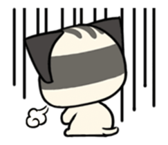 Three eyes cat of the Galatine sticker #13721636