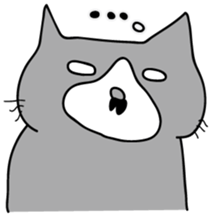 hige cat sticker #13721935