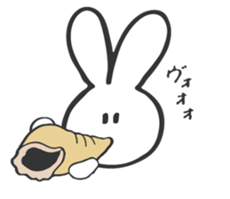 shiroi usagi sticker sticker #13721973