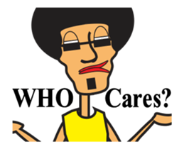 Funny Afro san sticker #13722457