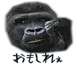 Gorilla and Monkey fellows sticker #13722663