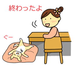 momo and sakura sticker #13722786