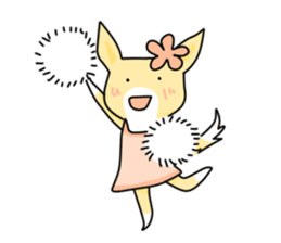 momo and sakura sticker #13722792