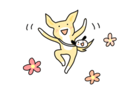 momo and sakura sticker #13722793