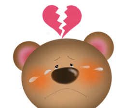 Bear, cat and mouse sticker #13723190