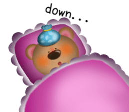 Bear, cat and mouse sticker #13723195