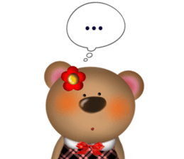 Bear, cat and mouse sticker #13723207