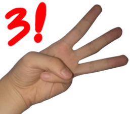 Photo Hand Man sticker #13724443