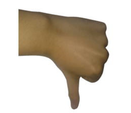 Photo Hand Man sticker #13724449