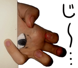 Photo Hand Man sticker #13724457