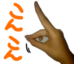 Photo Hand Man sticker #13724459