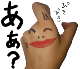 Photo Hand Man sticker #13724462