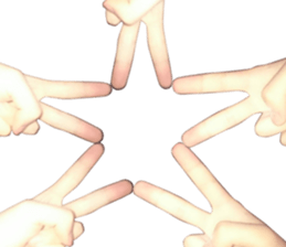 Photo Hand Man sticker #13724477