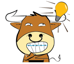Bull Little MoJa sticker #13724704