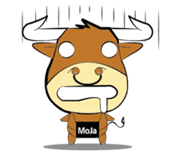 Bull Little MoJa sticker #13724727