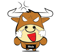 Bull Little MoJa sticker #13724737