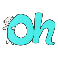 white bear simple sticker