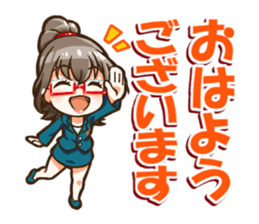 Utamaro and Ms. Ichikawa sticker #13725038
