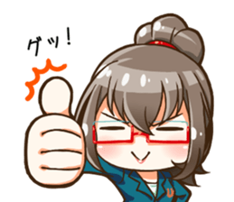 Utamaro and Ms. Ichikawa sticker #13725039