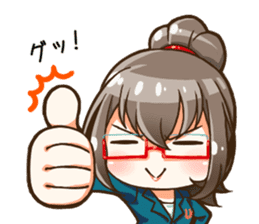 Utamaro and Ms. Ichikawa sticker #13725039