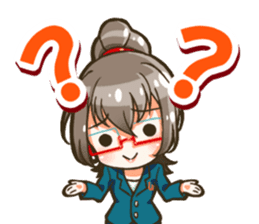 Utamaro and Ms. Ichikawa sticker #13725047