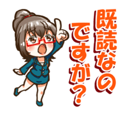 Utamaro and Ms. Ichikawa sticker #13725049