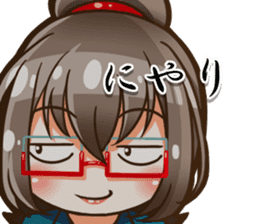 Utamaro and Ms. Ichikawa sticker #13725050