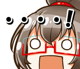 Utamaro and Ms. Ichikawa sticker #13725051