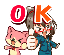 Utamaro and Ms. Ichikawa sticker #13725077