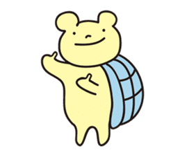 bear turtle bear sticker #13725119