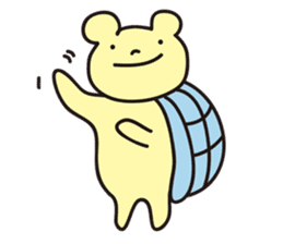 bear turtle bear sticker #13725122