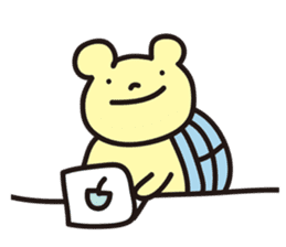 bear turtle bear sticker #13725123