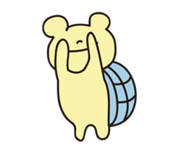 bear turtle bear sticker #13725142