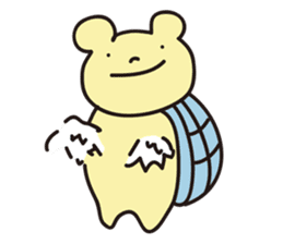 bear turtle bear sticker #13725146
