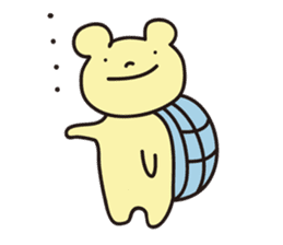 bear turtle bear sticker #13725150